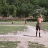 Sunday Baseball Game at Williams Lake- Randy Siegel Standing on First Base