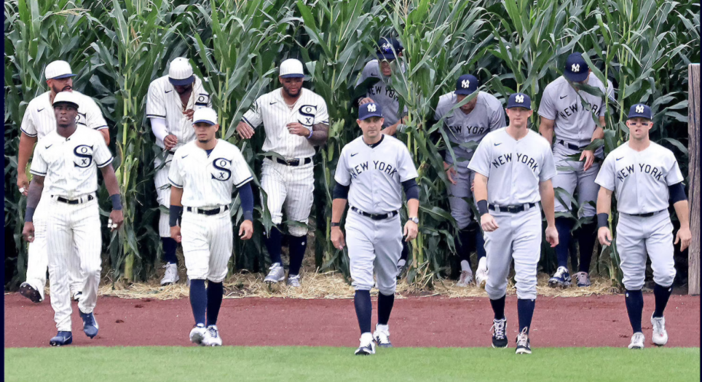 Is this heaven? . No, it's Iowa. Remembering The Field of Dreams